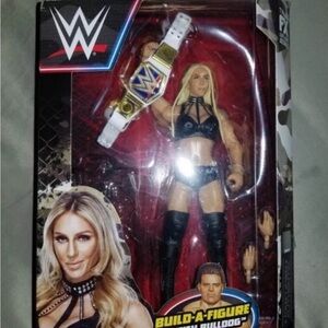 WWE Charlotte Flair Figure - Black Attire with White Championship Belt